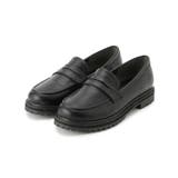 スムースブラック(019) | トラックソールローファー | grove