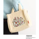 アイボリー(004) | 【PEANUTS】ボアスクエア2WAYトート | grove