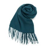 グリーン(025) | カシミヤタッチ無地マフラー | grove