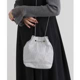 シルバー(106) | アソートチェーン巾着ショルダー | grove