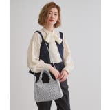 【雑誌掲載】ラメコードスクエア2WAYトート | grove | 詳細画像2