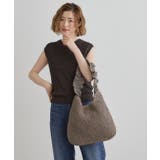 フリルギャザーペーパーワンショルダー | grove | 詳細画像1