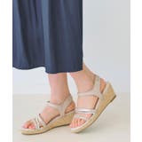 【大人気につき追加！・人間工学】メタルラインワンタッチサンダル | grove | 詳細画像1 