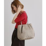 プリーツハトメチャーム付きトート | grove | 詳細画像3 