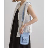 サックスブルー(090) | クルミポケットサイドチェーンミニショルダー | grove