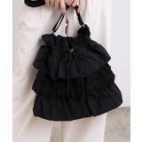 ブラック×レース(119) | 人気BAGにドット柄・レースが新登場！ティアードドロストショルダー | grove
