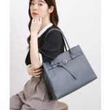 ブルー(093) | 【人間工学】ベルト中仕切りA4トート | grove