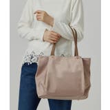 グレージュ(050) | 【撥水・A4】タック多収納トート | grove