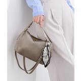 ブラックシルバー(009) | プリーツチェーンスカーフショルダー | grove