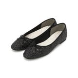 グリッター黒(419) | 【人間工学】つつまれフィットバレエシューズ | grove