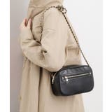 ブラック(019) | スクエアZipポケチェーンショルダー | grove