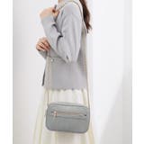 サックスブルー(090) | スクエアZipポケチェーンショルダー | grove