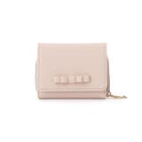 ライトピンク(070) | ダブルリボン折財布 | grove