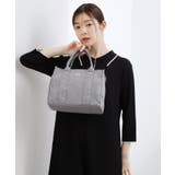 グレー(012) | 【Lee別注】麻調スクエア2WAYトート | grove