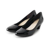 エナメルブラック(019) | 【22.0-25.0まで】やわここち(R)パンプス(5cm) | grove