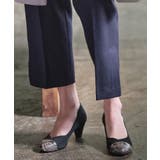 ブラック(519) | 【22.0～25.0まで】やわここちVカットパンプス(5cm) | grove