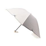 ライトベージュ(051) | Wpc. 遮光リーフパイピング刺しゅう折り畳み傘（晴雨兼用） | grove