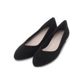 ブラック(019) | 【はっ水加工】やわここちローヒールパンプス(3.0cm) | grove