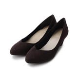 ダークブラウン(843) | 【ふわっと心地よい足入れ】やわここち(R)Vカットパンプス(日本製) | grove