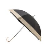 ブラック(019) | because 遮光バイカラーパラソル長傘 | grove