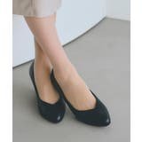 スムースブラック(019) | 【人間工学】つつまれフィットパンプス【入卒対応可】 | grove