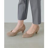 スエードグレージュ(450) | 【人間工学】つつまれフィットパンプス【入卒対応可】 | grove