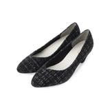 ツウィードブラック(719) | 【人間工学】つつまれフィットパンプス【入卒対応可】 | grove