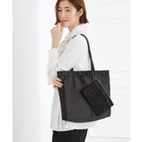 【セレモニー】レースポーチA4ポケッタブルトート | grove | 詳細画像1