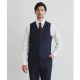 ネイビー(094) | 鱗紋 ベスト | TAKEO KIKUCHI