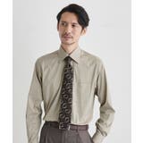 ベージュ(052) | ストレッチ ワイドカラー シャツ | TAKEO KIKUCHI