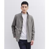 ライトグレー(011) | ツイルジャージー イタリアンカラージャケット | TAKEO KIKUCHI