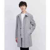 カシミヤブレンド ビーバー調ステンカラーコート | TAKEO KIKUCHI | 詳細画像20 