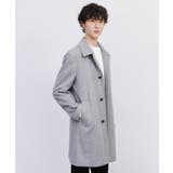 カシミヤブレンド ビーバー調ステンカラーコート | TAKEO KIKUCHI | 詳細画像21 