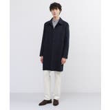 カシミヤブレンド ビーバー調ステンカラーコート | TAKEO KIKUCHI | 詳細画像30 