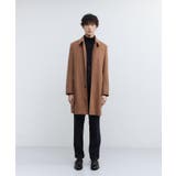 カシミヤブレンド ビーバー調ステンカラーコート | TAKEO KIKUCHI | 詳細画像36 