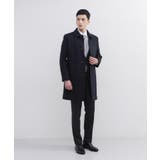 カシミヤブレンド ビーバー調ステンカラーコート | TAKEO KIKUCHI | 詳細画像5 