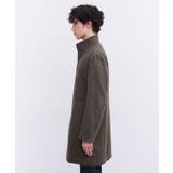 カシミヤブレンド ビーバー調ピンヘッドスタンドカラーコート | TAKEO KIKUCHI | 詳細画像10 