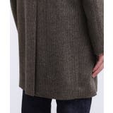 カシミヤブレンド ビーバー調ピンヘッドスタンドカラーコート | TAKEO KIKUCHI | 詳細画像19 