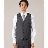 【DORMEUIL AMADEUS365】ピンストライプ ベスト/3ピース対応 | TAKEO KIKUCHI | 詳細画像10 