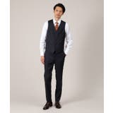 【DORMEUIL AMADEUS365】ダイアゴナル柄 ベスト | TAKEO KIKUCHI | 詳細画像4 