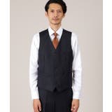 【DORMEUIL AMADEUS365】ダイアゴナル柄 ベスト | TAKEO KIKUCHI | 詳細画像10 