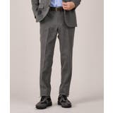 チャコールグレー(014) | メランジ ハニカム ストレッチ パンツ | TAKEO KIKUCHI