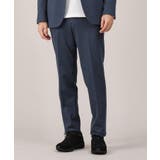 ブルー(093) | メランジ ハニカム ストレッチ パンツ | TAKEO KIKUCHI