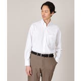 ホワイト(001) | ハイゲージ オックス ボタンダウンシャツ | TAKEO KIKUCHI