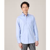 ブルー(092) | ハイゲージ オックス ボタンダウンシャツ | TAKEO KIKUCHI