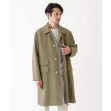 カーキ(027) | 【THE FLAGSHIP】ステンカラー スプリング コート | TAKEO KIKUCHI