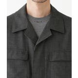 【THE FLAGSHIP】ポリエステルウール メッシュ サファリジャケット | TAKEO KIKUCHI | 詳細画像5 