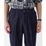 【THE FLAGSHIP】綿キュプラウールデニム イージーパンツ | TAKEO KIKUCHI | 詳細画像5 