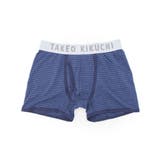 ブルー(393) | ボーダーストレッチボクサーパンツ | TAKEO KIKUCHI