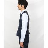 【3ピース対応】シャイニーシャークピンヘッド ベスト | TAKEO KIKUCHI | 詳細画像3 